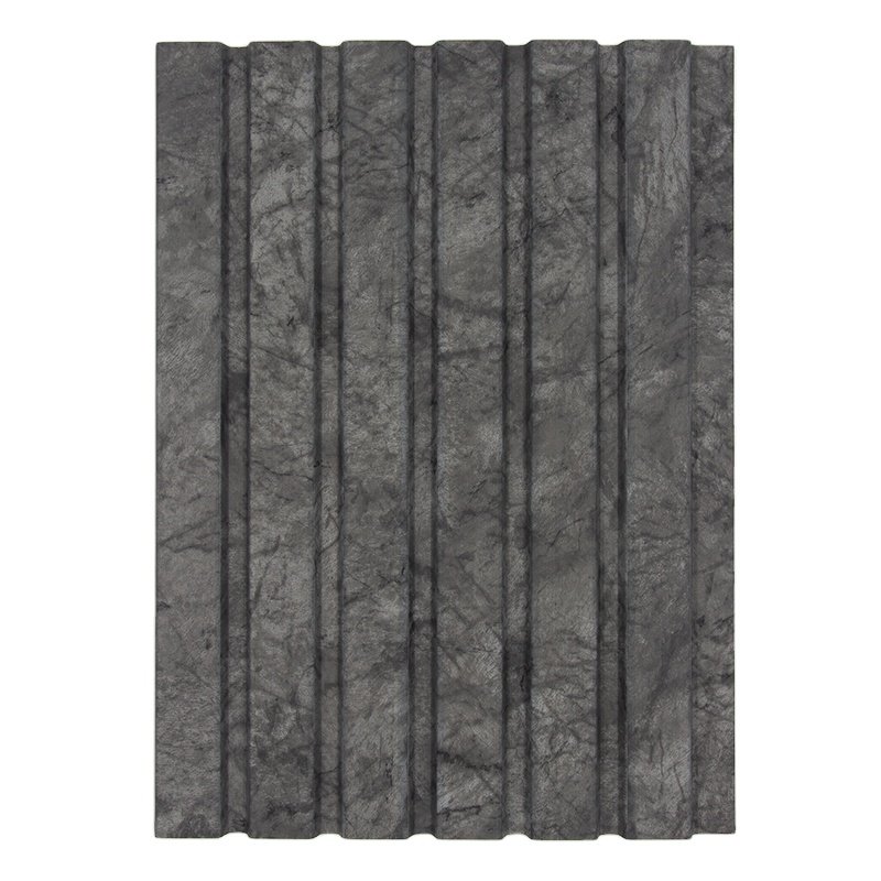 Hottest Eco-Friendly PS Wall Panel Easy Installation Waterproof Charcoal Louvers for Indoor & Villa 1-Year Warranty