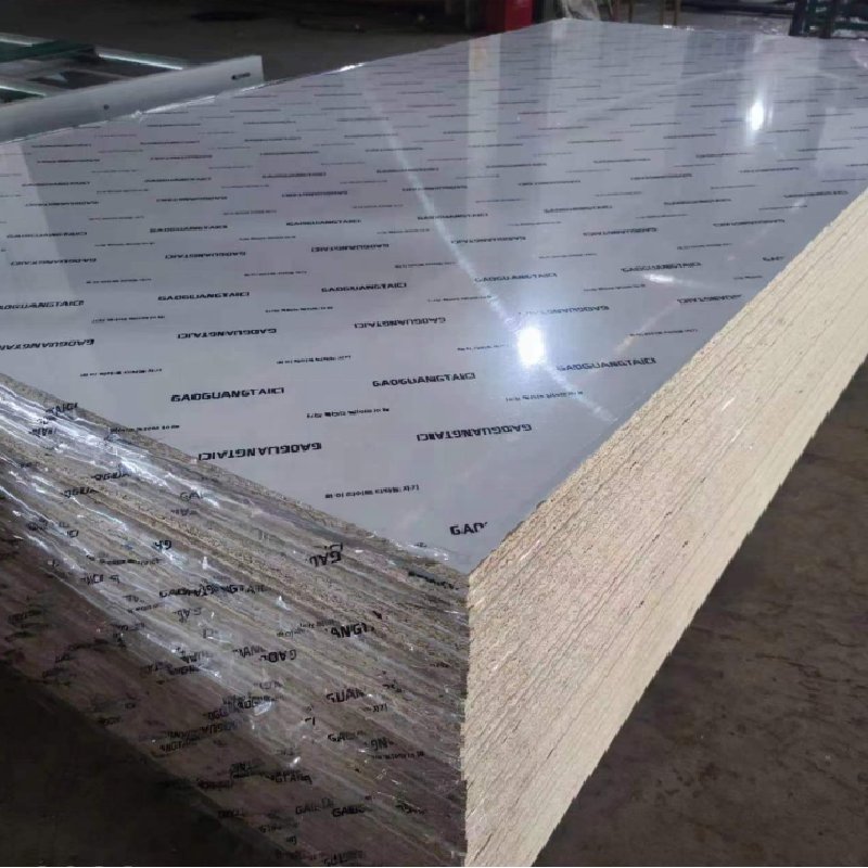 High Quality Double Veneer Melamine High glossy Board Titanium Porcelain Panels