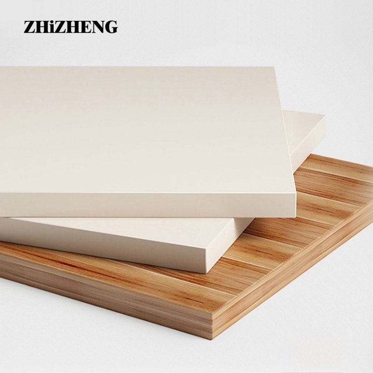 Customized Production Of Cheap 18mm Melamine Solid Wood Multi-layer Board Melamine Laminated Plywood For Furniture