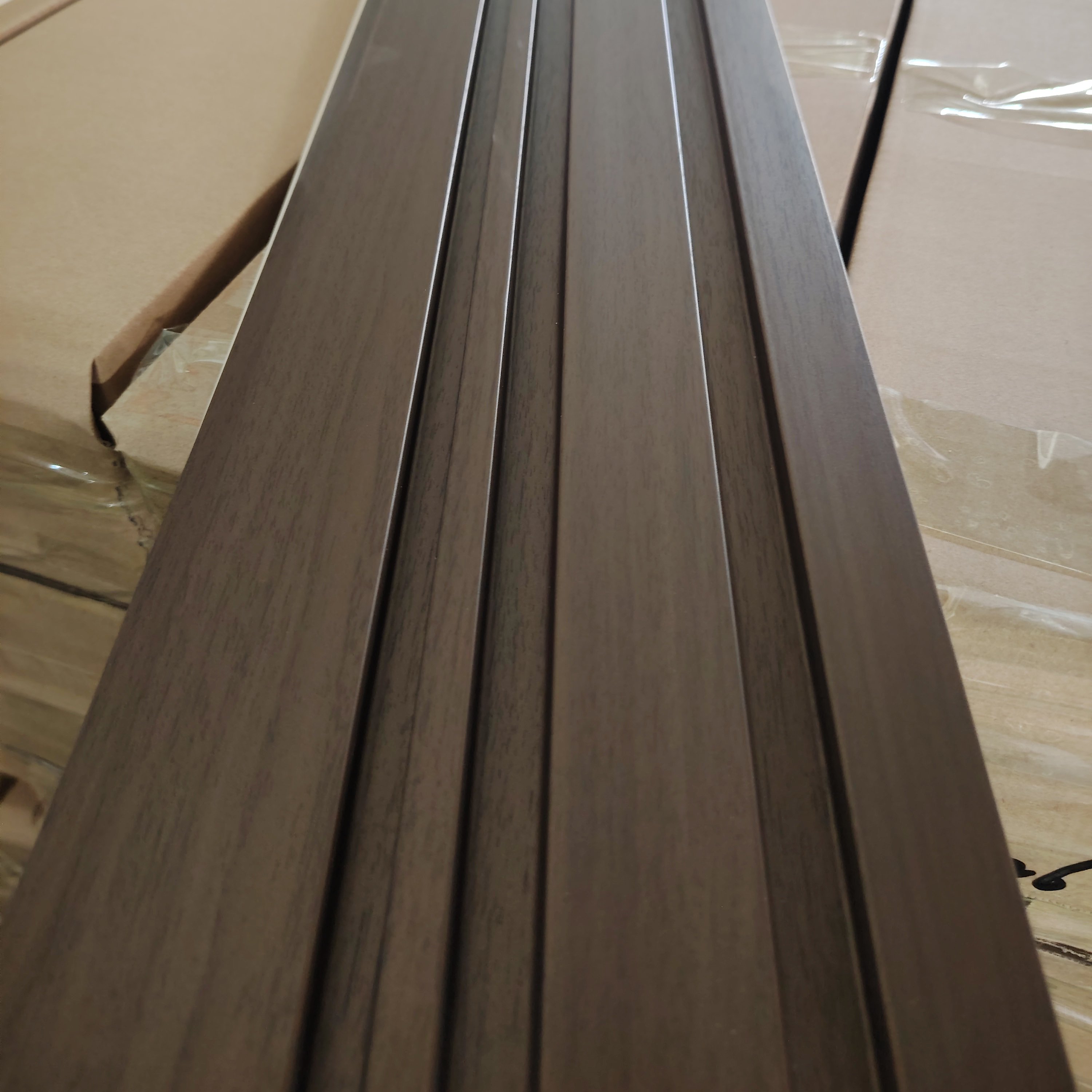 Factory Direct Special Fluted Wall Panel Wpc 175*14 Interior Wooden Board For Dinning Room