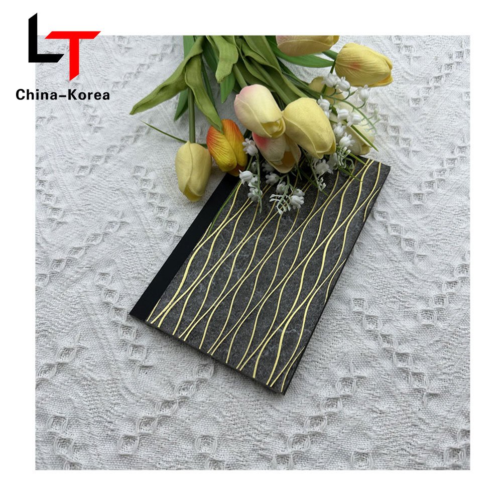 LT Easy Install PS 3D Seamless Grooved fluted wall panels Luxury Co-extrusion Acoustic Wall Board For Indoor Decor