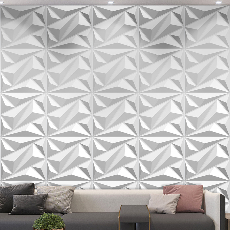 3D Stereo Wall Board for Bedroom TV Background PVC Wallpaper with Live 3D Effect Wall Panels & Boards Decoration
