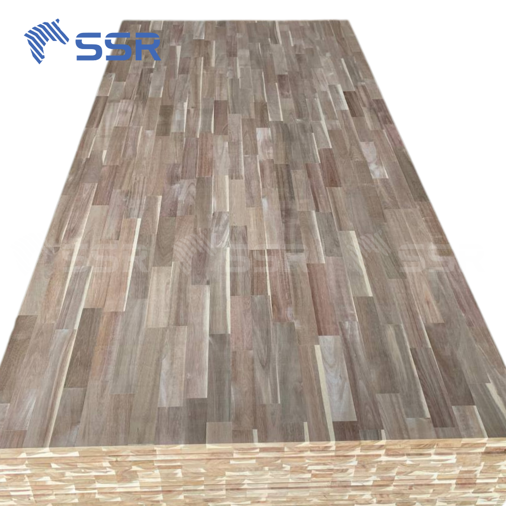 SSR VINA -Acacia Finger Joint Wood Panel Thickness 18mm - Ideal for Interiors, Attractive Wholesale Prices