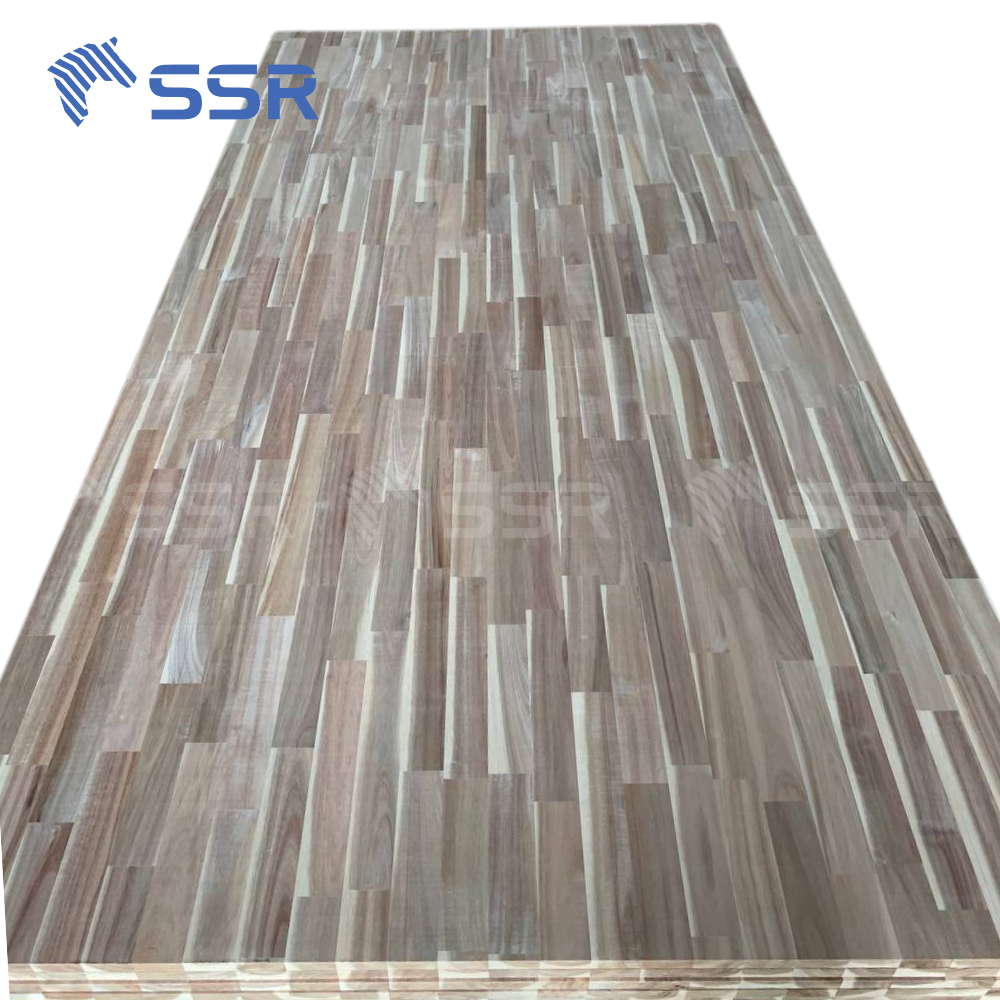 SSR VINA -Acacia Finger Joint Wood Panel Thickness 18mm - Ideal for Interiors, Attractive Wholesale Prices
