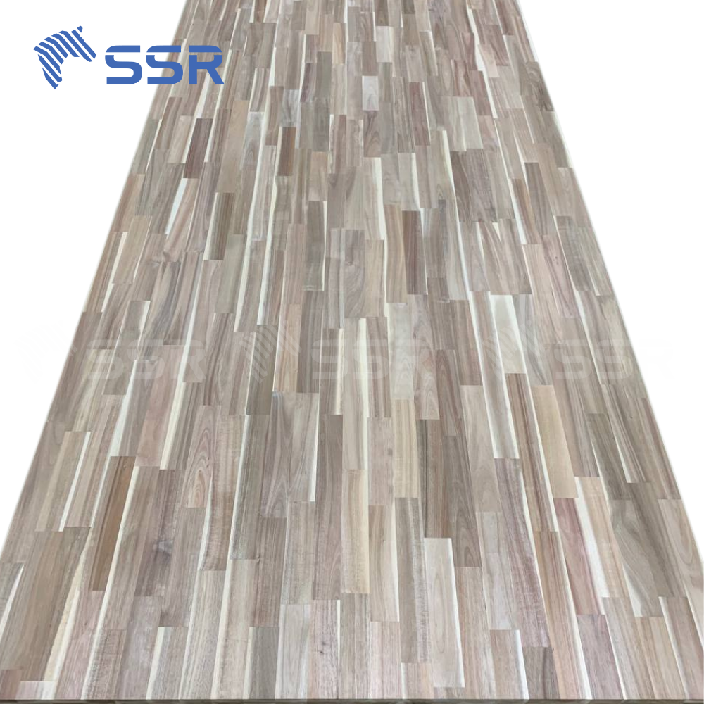 SSR VINA -Acacia Finger Joint Wood Panel Thickness 18mm - Ideal for Interiors, Attractive Wholesale Prices