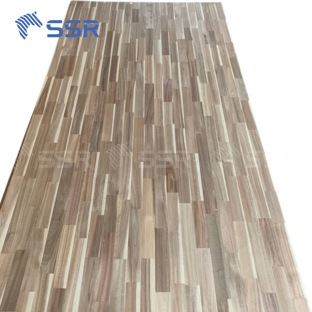SSR VINA -Acacia Finger Joint Wood Panel Thickness 18mm - Ideal for Interiors, Attractive Wholesale Prices