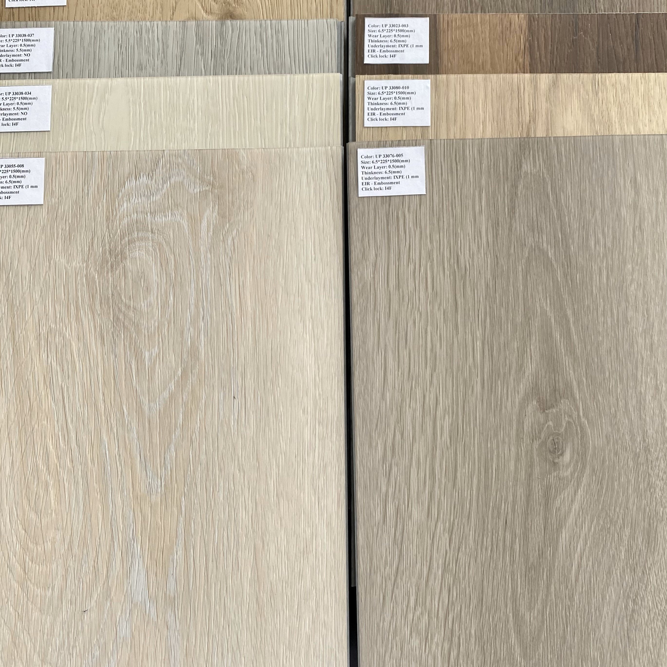SPC Vinyl Plank Factory Wood Grain Click Rigid Core Flooring Eco-Friendly Sound Absorbing Decking Outdoor Use Customized Sizes
