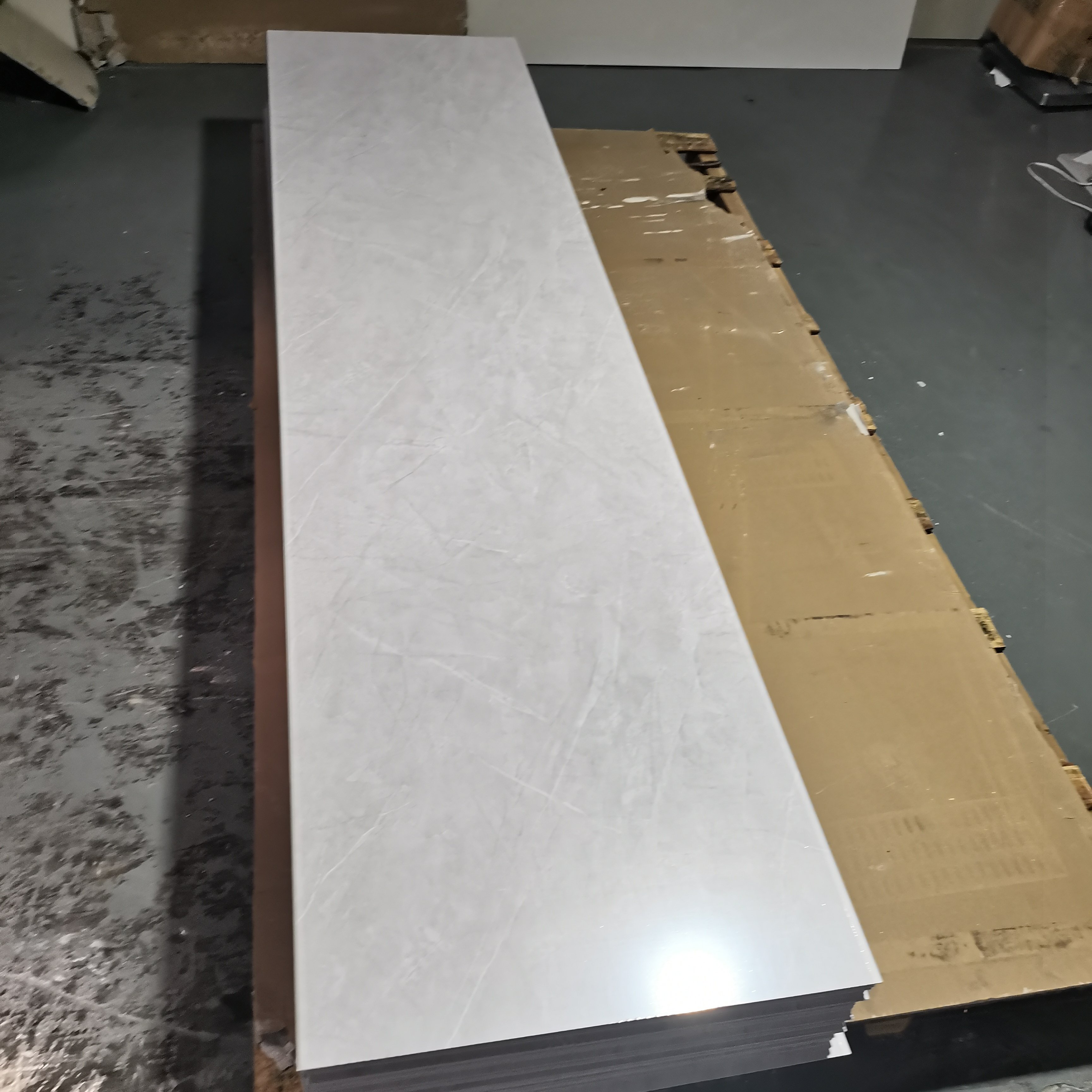 Decorative SPC Sheet Marble Wall Boards 3D Wall Decor Waterproof WPC Wall Panel for Home Hotels Mall design
