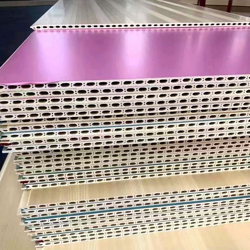 Outdoor Partition Wpc Wall Board Decorative Exterior Grille Fluted WainDecorative Wpc Integrated Wallboard Other Boards Easy Qui