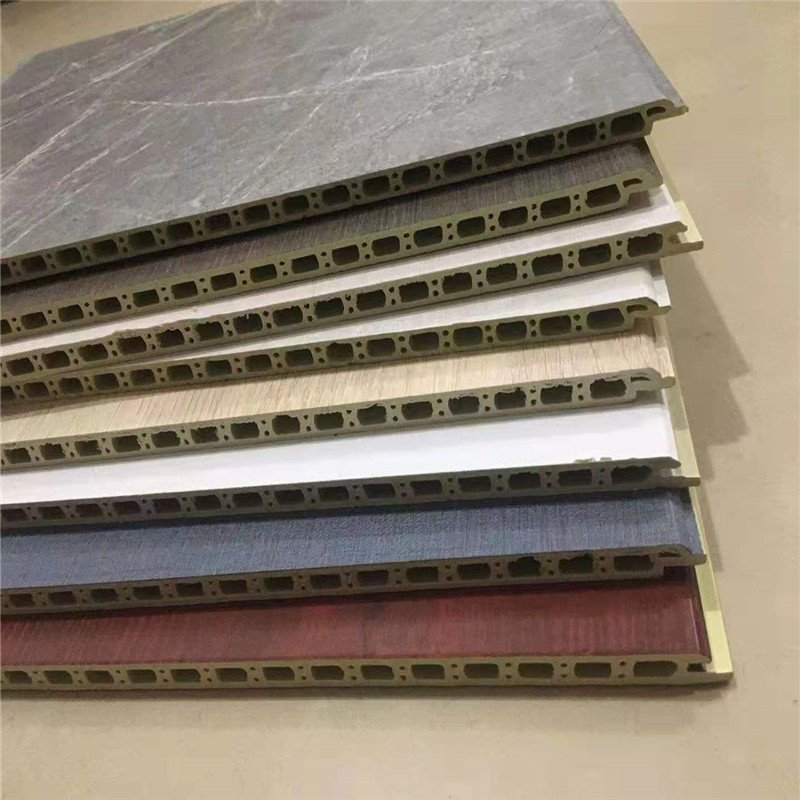 Outdoor Partition Wpc Wall Board Decorative Exterior Grille Fluted WainDecorative Wpc Integrated Wallboard Other Boards Easy Qui