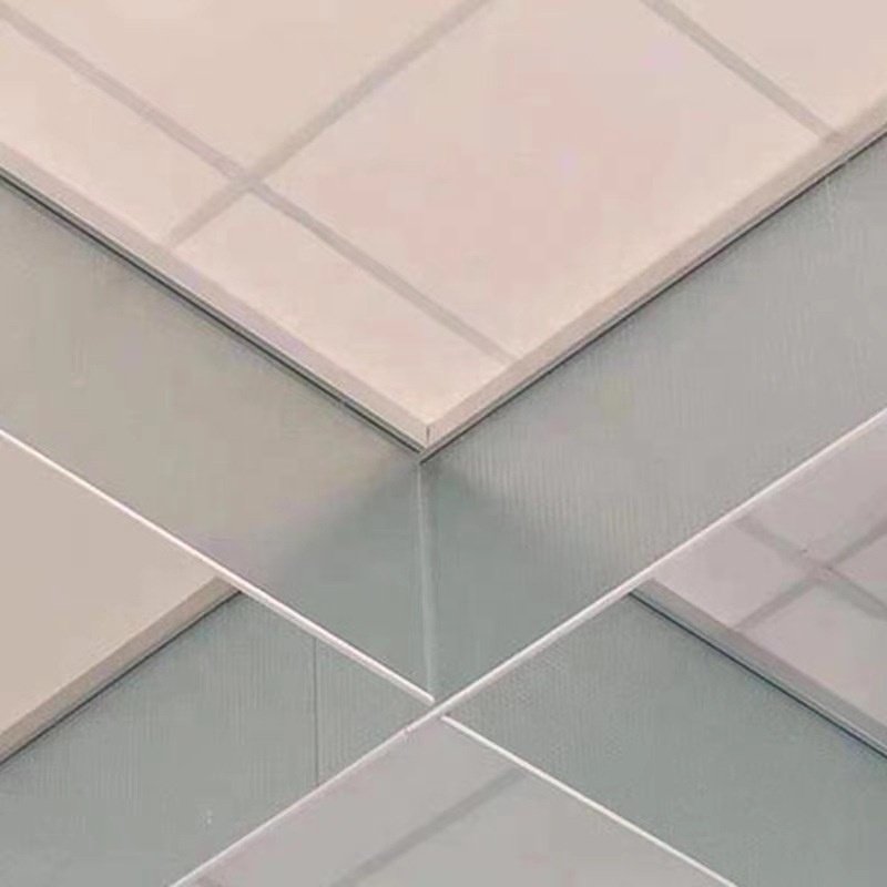LangGou Hanging Ceiling Fireproof Glass Smoke Screen Prevent Horizontal Flow of Smoke Hanging Glass Board Fire Insulation