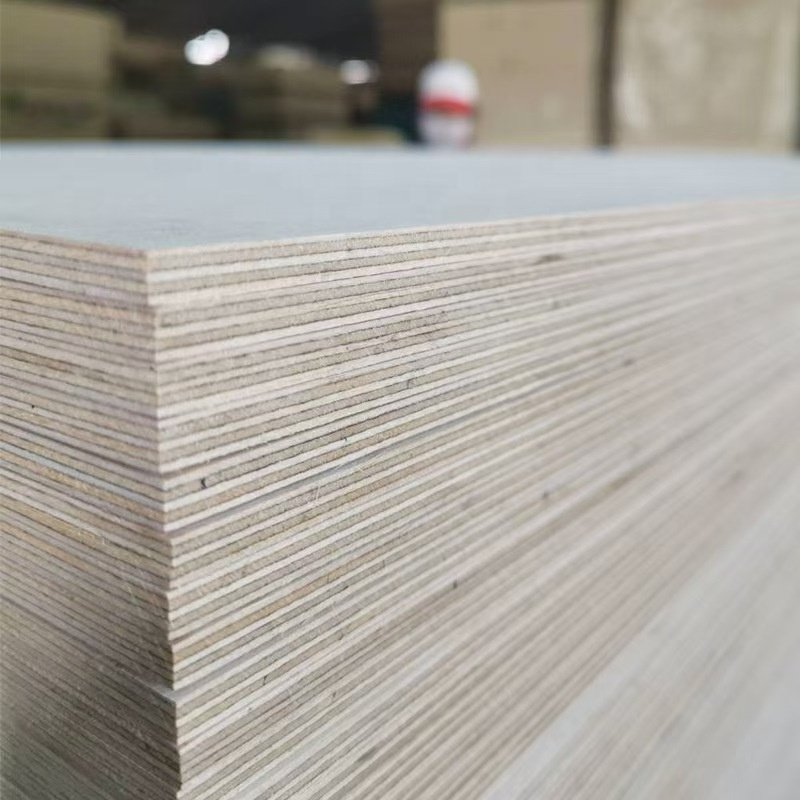 Wholesale 18mm 15mm 12mm 9mm 5mm Eucalyptus Poplar Fir Melamine Boards Paint-Free Plywood for Furniture Decoration