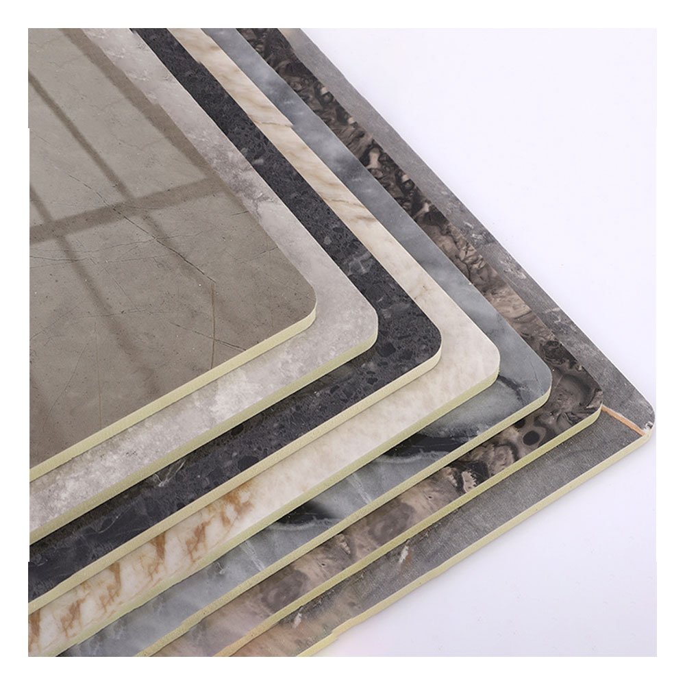 JINXING Wholesale Laminate 3D Wall Panel Carbon UV Slate Wall Decor Waterproof Faux Wall Board For Hotel Interior Design 3mm
