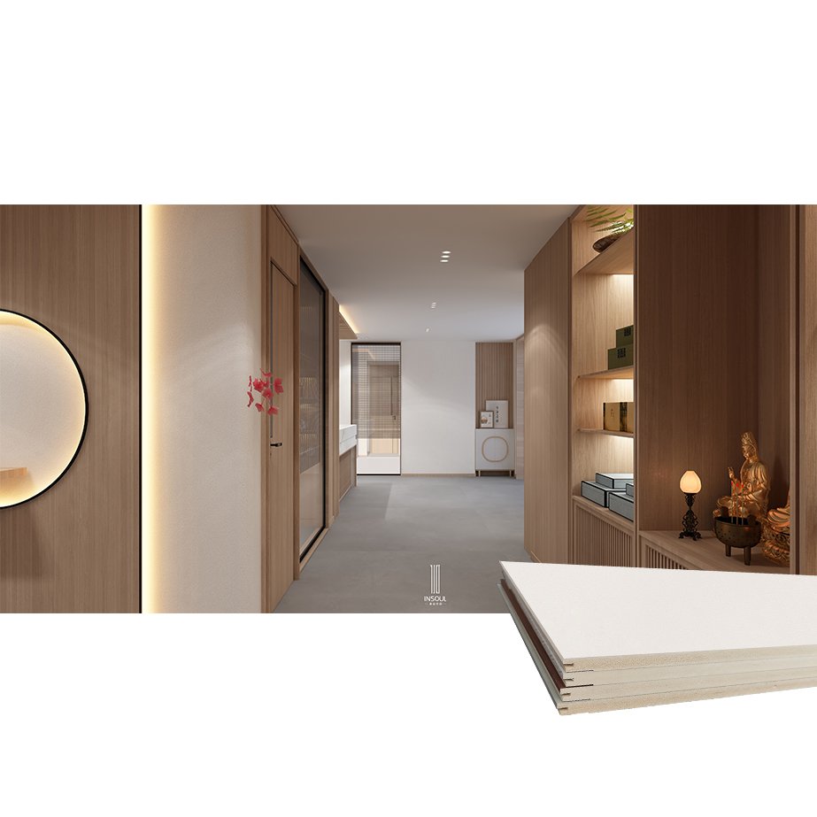 Water Resistance PVC Wooden Decorative WPC Bamboo Wall Cladding Board