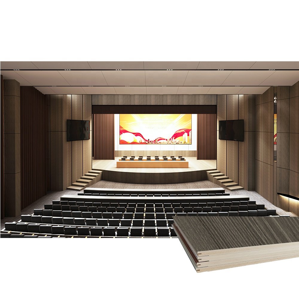 Water Resistance PVC Wooden Decorative WPC Bamboo Wall Cladding Board
