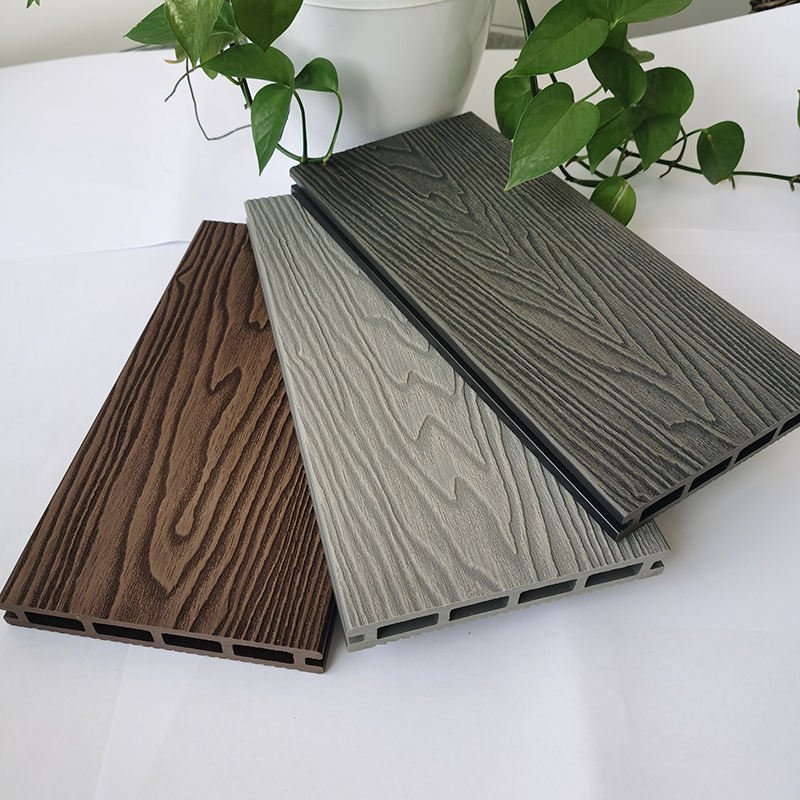 140*23mm Strong UV resistance outdoor crack-resistant hollow wpc decking composite board