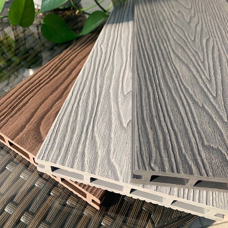 140*23mm Strong UV resistance outdoor crack-resistant hollow wpc decking composite board