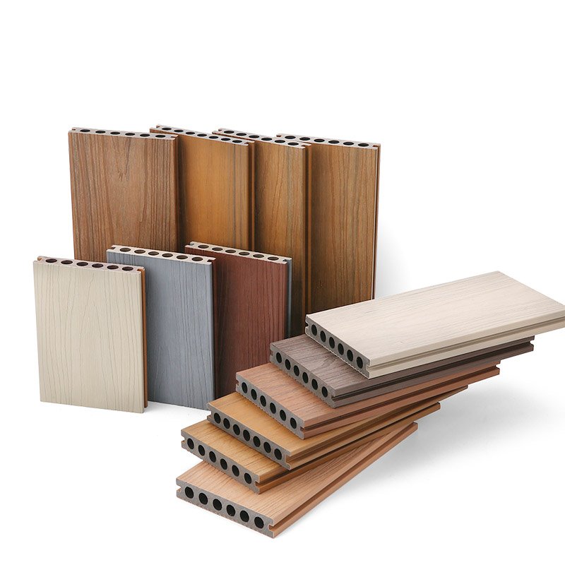 140*23mm Strong UV resistance outdoor crack-resistant hollow wpc decking composite board
