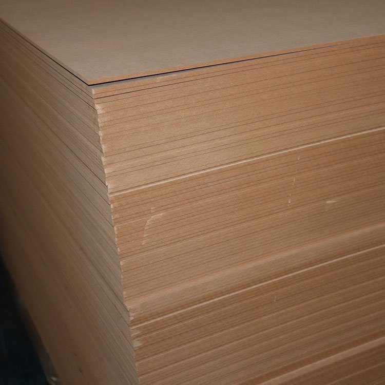 Factory Low Price HMR Moisture-proof Melamine MDF Board Green Moisture Resistant MDF