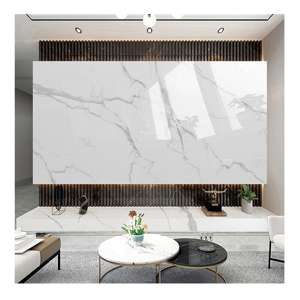 JINXING Luxury Bright 3D Laminate Wall Panel UV High Glossy PVC Wall Decor Wall Replacement Board For Living Room