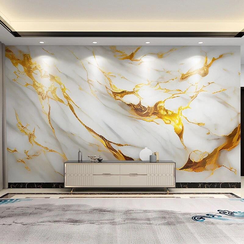 material carbon crystal board bamboo charcoal marble look slab wall tile for interior wall board