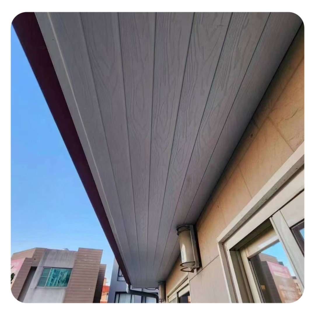 Free Sample deeply 3D embossed wood grain wpc ceiling