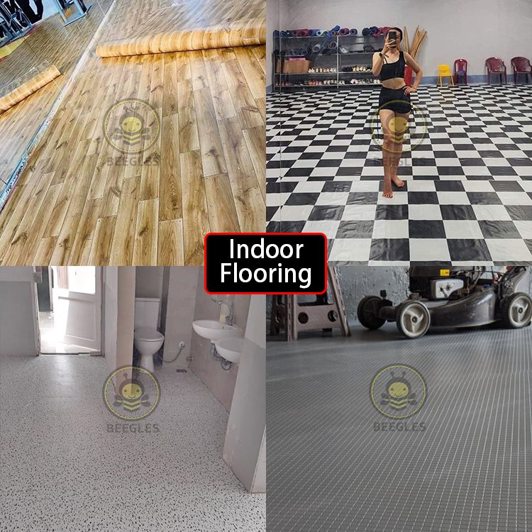 PVC Plastic Carpet Floor Mat Flooring Roll Linoleum Vinyl Prices Laminate Sheet Wood Cheap Covering Sponge Foam