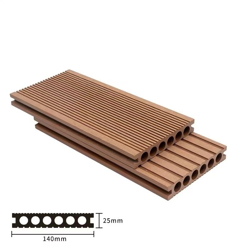 New Technology Outdoor WPC Hardwood Decking Board Wood Plastic Composite Floor Tile For Garden Balcony Terrace Decoration