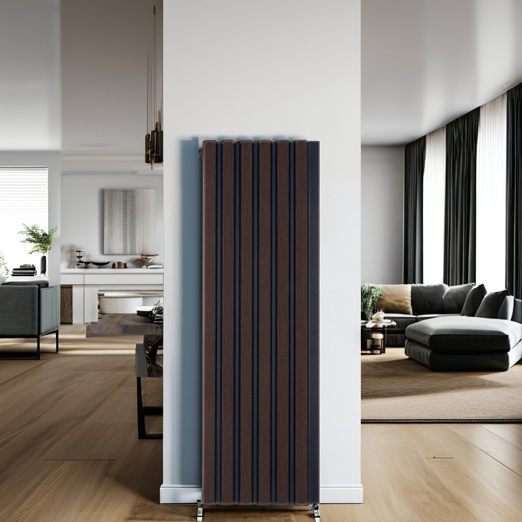 Hot Selling Eco-Friendly 3D Wall Panel Easy Installation Waterproof Charcoal Louvers for Villa Wall Decorations