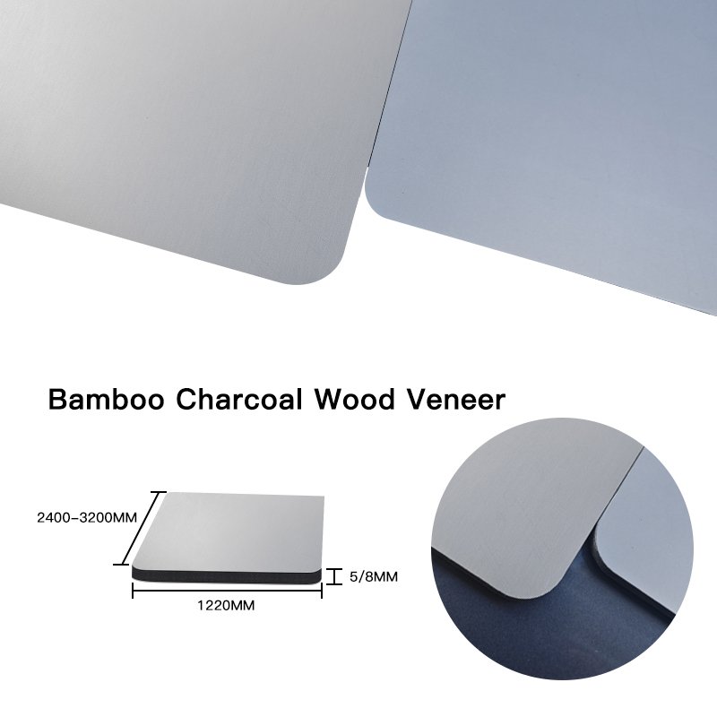 Eco-Friendly Decorative Wall Panels Fireproof bamboo charcoal wood veneer carbon crystal metal board bamboo charcoal panel