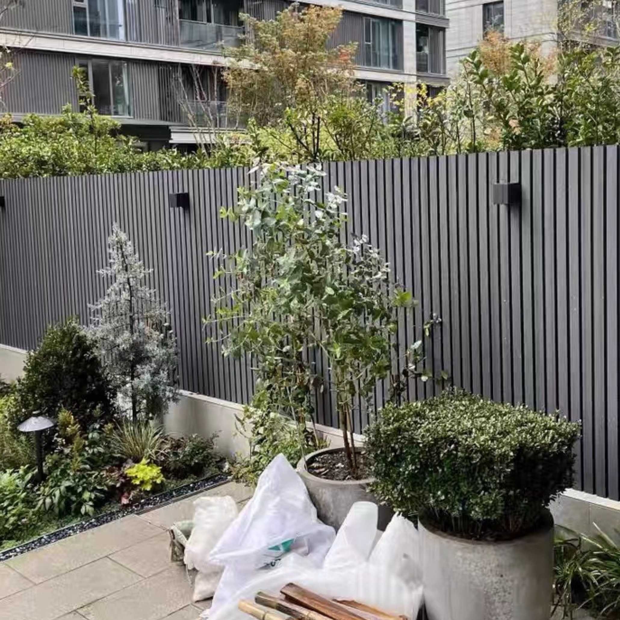 Sustainable WPC Wall Cladding 26mm Exterior Other Boards laminated decoration wooden wpc 3d wall panels