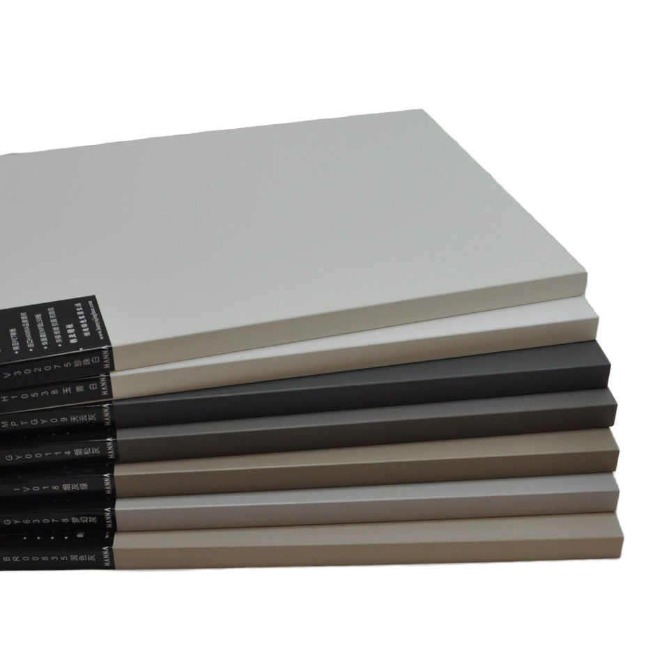 HANNA brand matte PETG composite Moisture-proof MDF board interior furniture board E0 E1 4*8 25mm 18mm 15mm 12mm 9mm