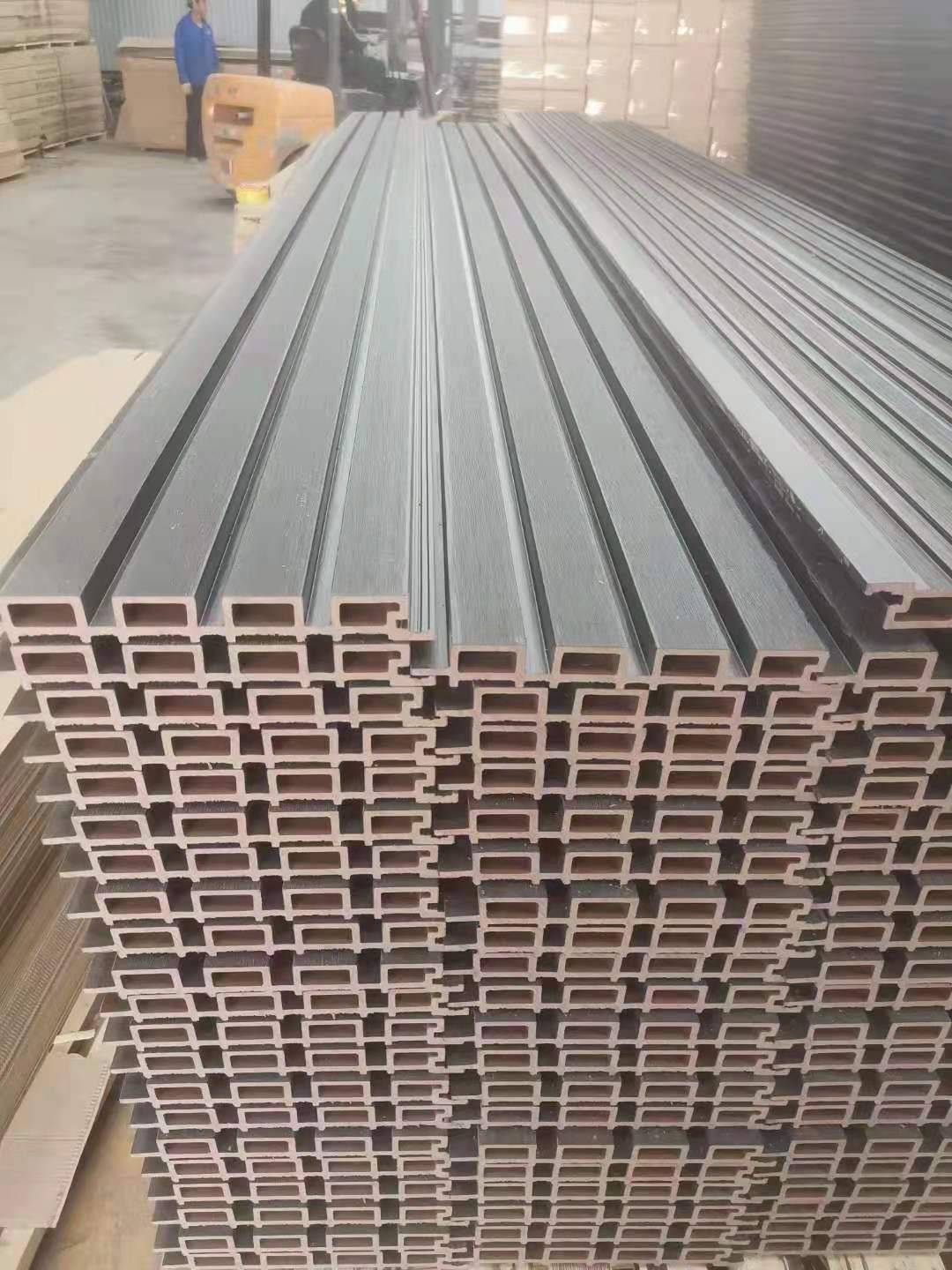 Co-extrusion Waterproof WPC Exterior Wall Cladding WPC Great Wall Panels Decorative Wood Plastic Composite Wall Board