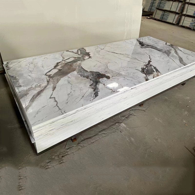 2mm/3mm 4*8 1220*2440mm Interior Decorative Pvc Uv Marble Sheet Board