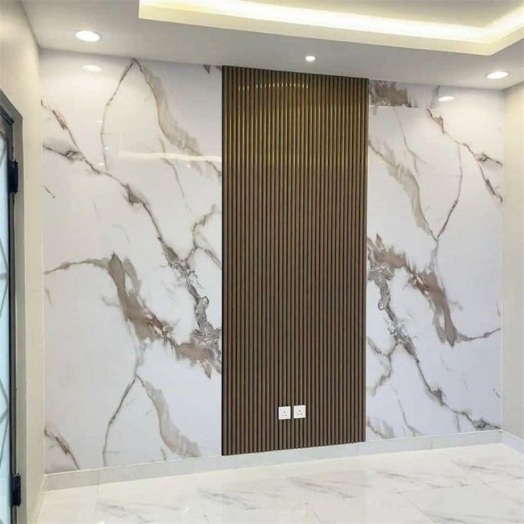 Waterproof Resin Board Wall Coating UV Wall Pvc Panel Sheet 3D Printing UV Marble Sheet