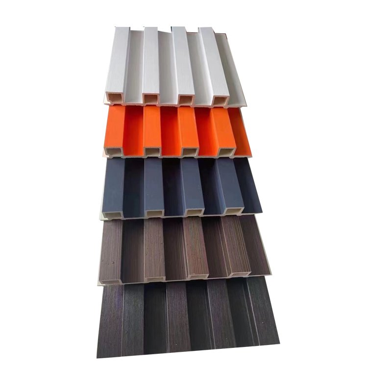 160*24 2.9m Building Wood Plastic Composite Pvc Cladding Exterior Other Board 3d Wpc Fluted Decorative Interior Wall Panels