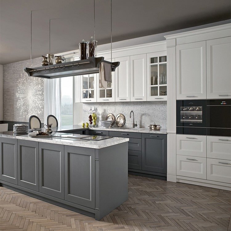 Interior and exterior wall cladding waterproof kitchen cabinet door pvc solid Laminated board