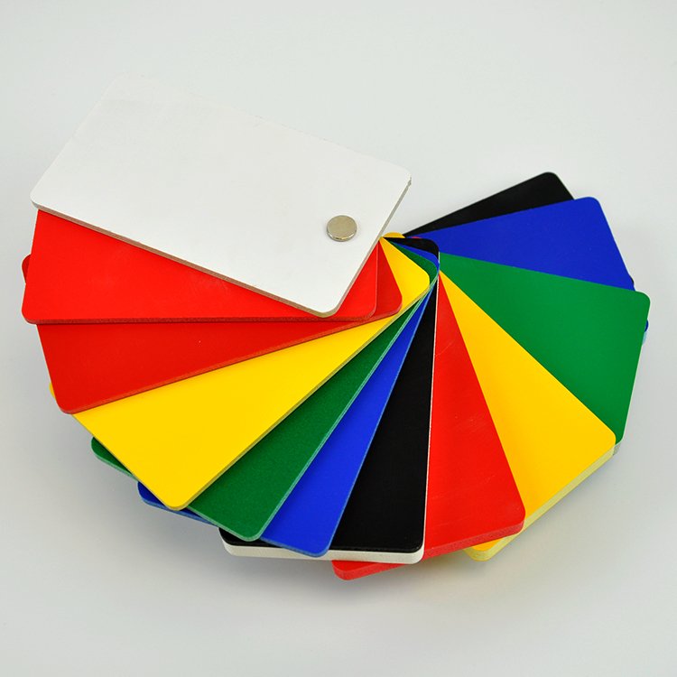 Interior and exterior wall cladding waterproof kitchen cabinet door pvc solid Laminated board