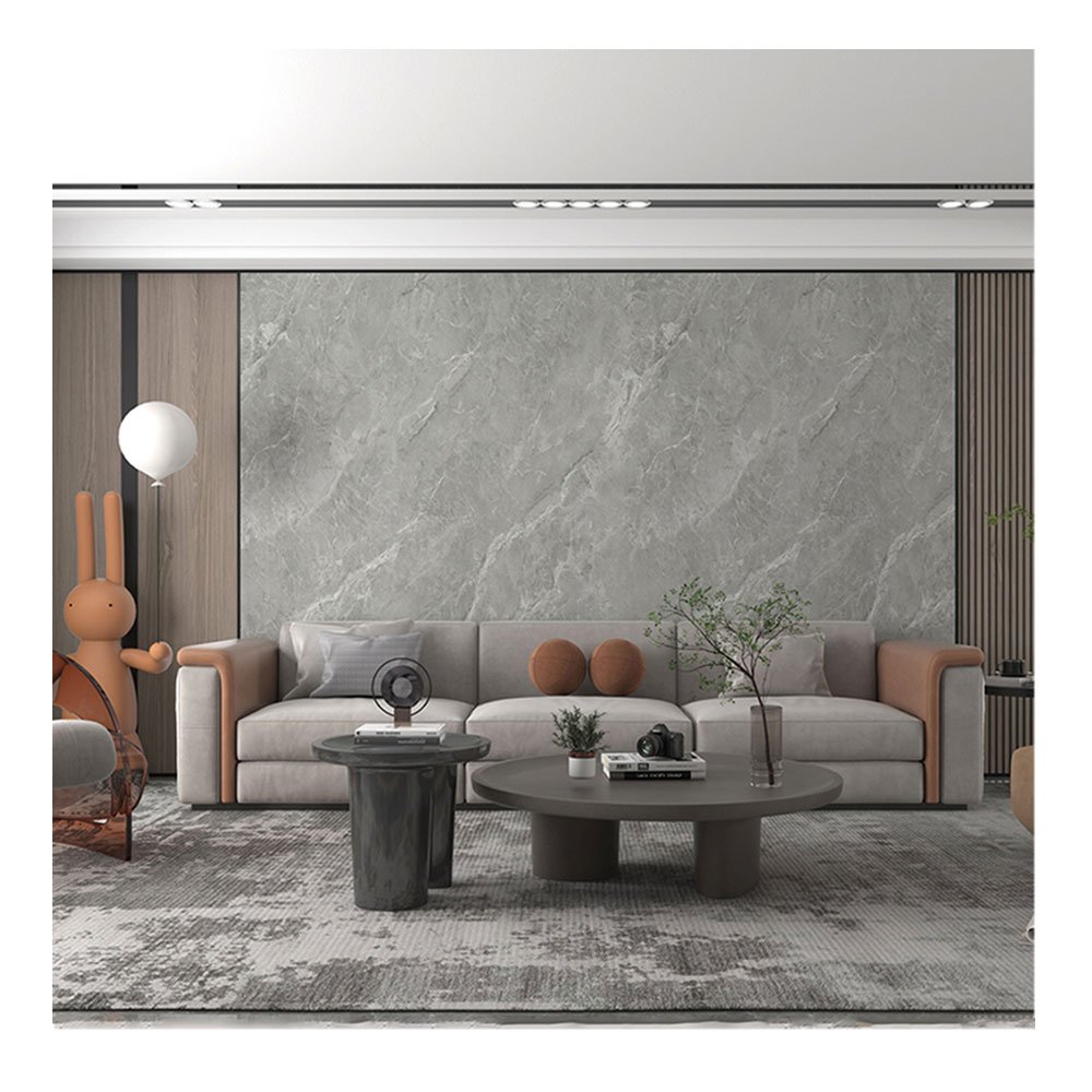 JINXING Cheap Price 3D UV Wall Panel Waterproof Laminate PVC Wall Decor Carbon Slate Wall Board For Home Decor 1220*2440 3mm 2mm