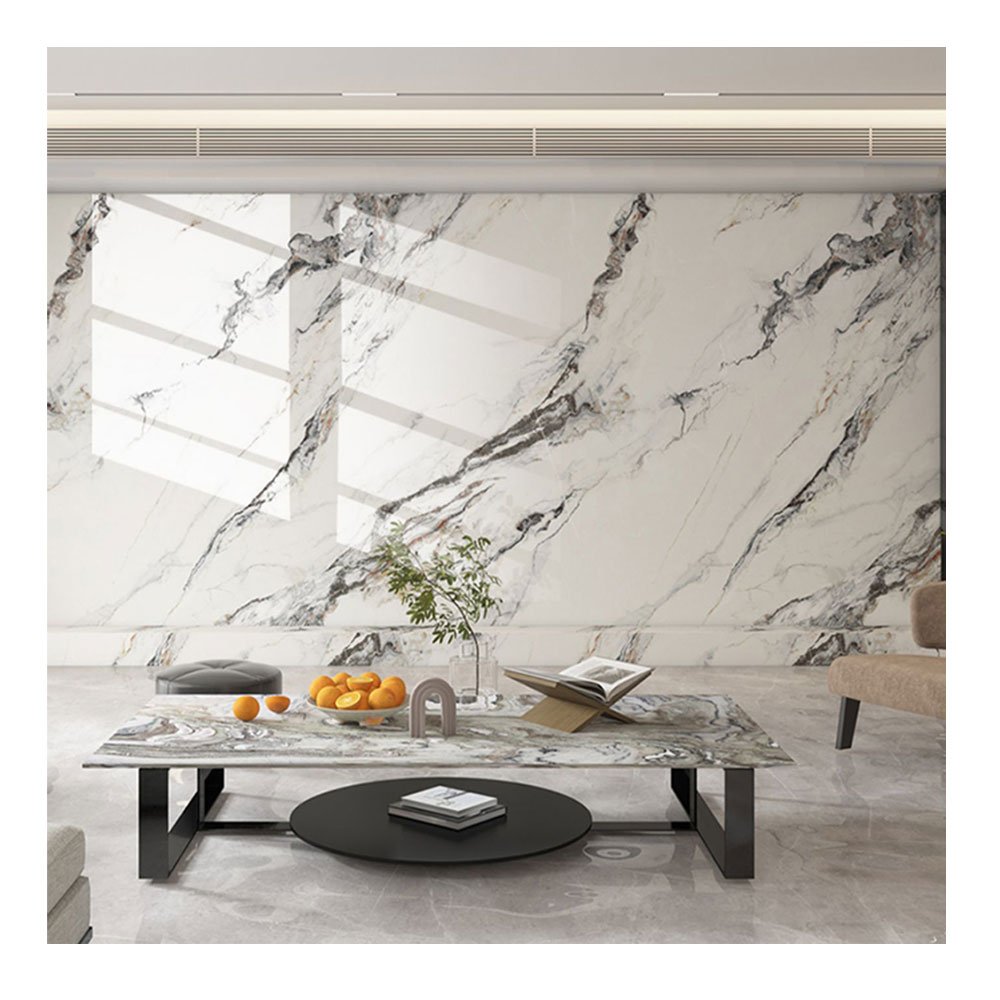 JINXING Cheap Price 3D UV Wall Panel Waterproof Laminate PVC Wall Decor Carbon Slate Wall Board For Home Decor 1220*2440 3mm 2mm