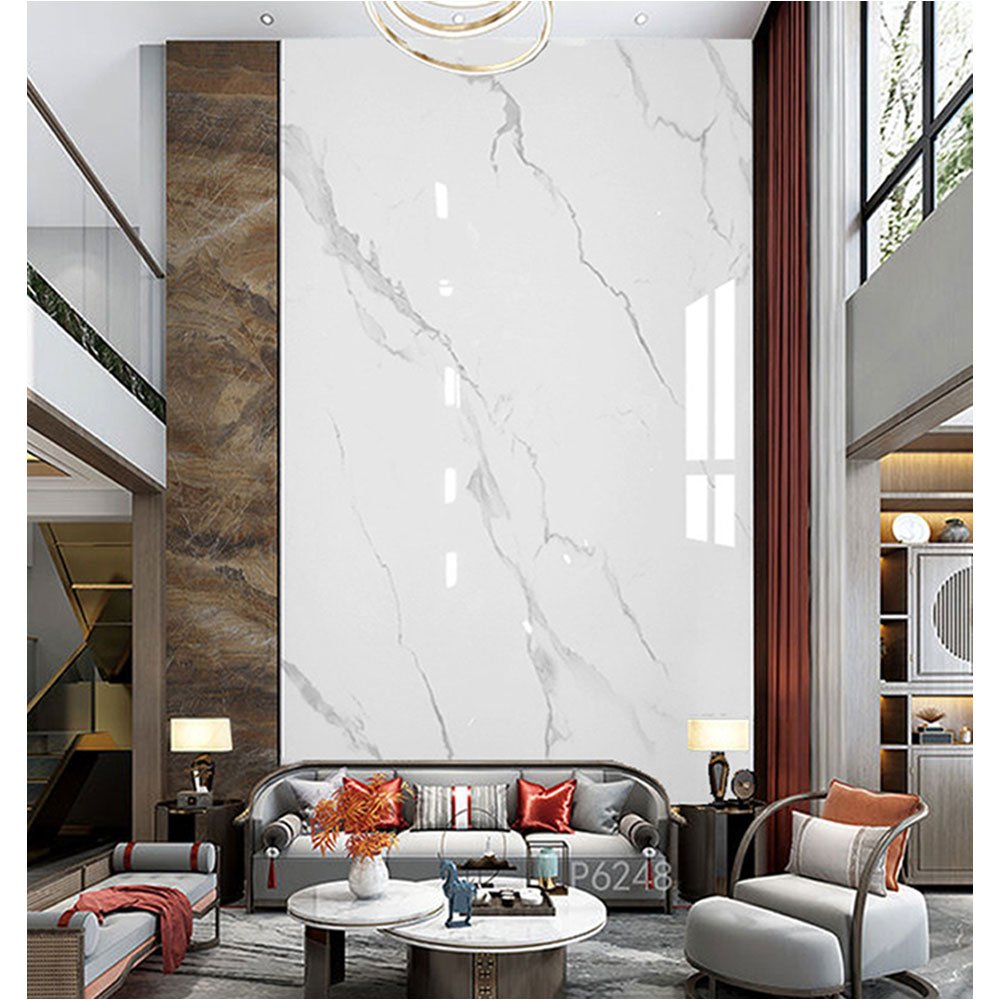 JINXING Easy To Install Laminate 3D Wall Panel UV High Glossy PVC Plates Wall Decor Wall Board For Bedroom