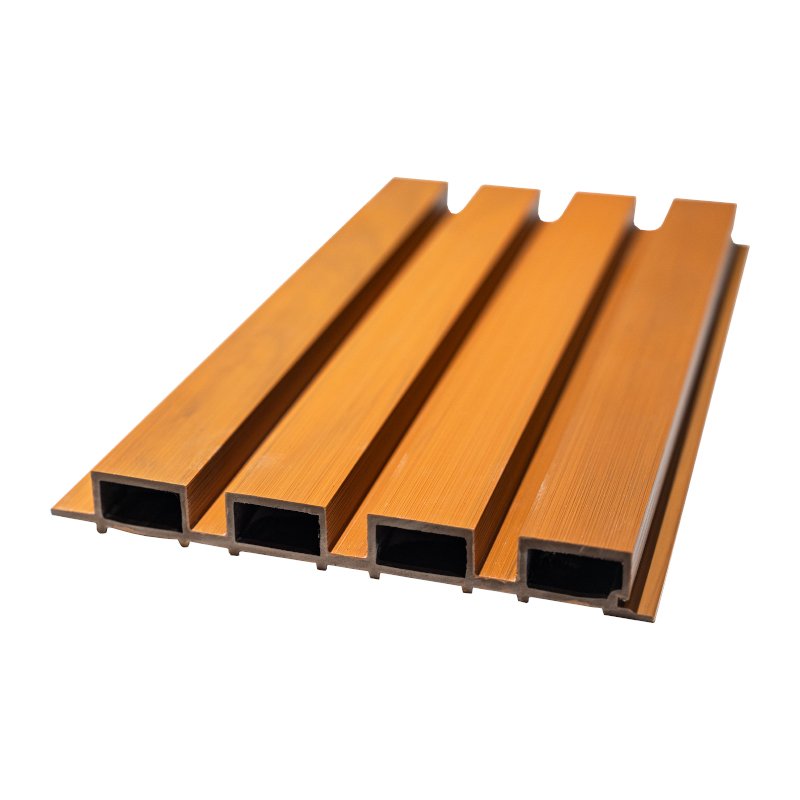 ZXL214 Outdoor Wall Panel Fluted Wall Panel Plastic ASA Coextruded External Wpc Wall Outdoor Composite Cladding Waterproof 200mm