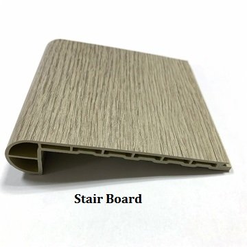 Waterproof SPC Stair Nose Stairs Nose Board SPC Corner Accessories For SPC Floor