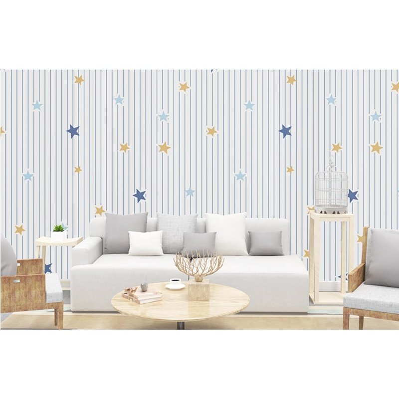 40cm*300 cm Designs Custom Wallpapers PVC Vinyl Popular Home Wall Paper 3d Wall Decor Stickers for Livingroom and Bedroom