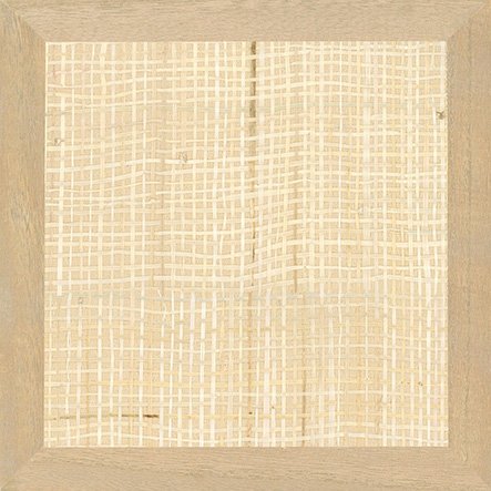 Modern Style Check Geometric Pattern Natural Banana Leaf And Wood Collage Wallpaper For Bedroom Decoration