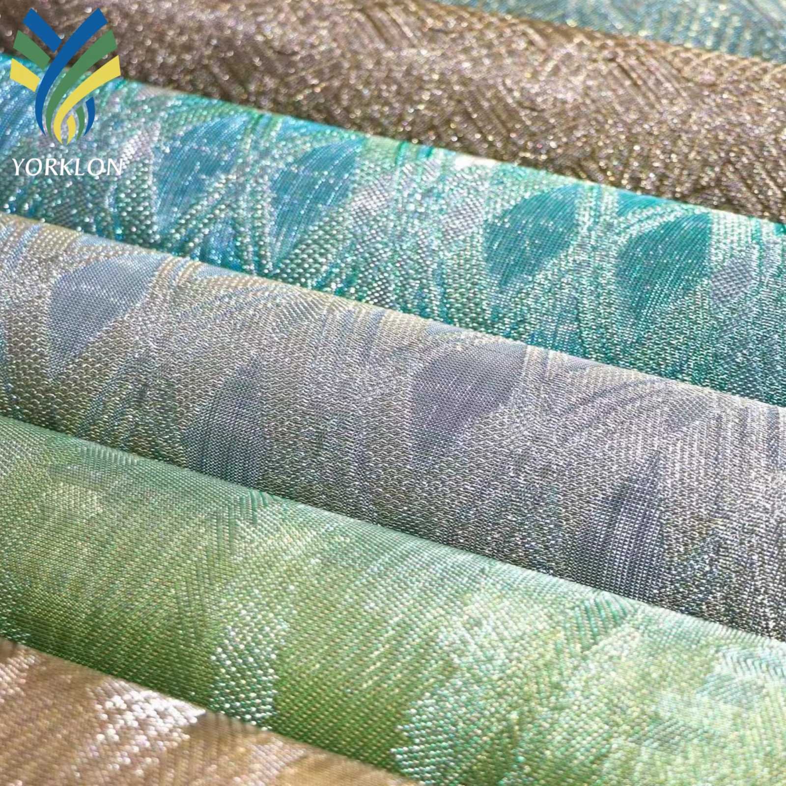 CX 02 Luxury Fireproof Glitter Metal Wall Decoration Gold Metallic Art Deco Woven Wallpaper Wallcoverings For Panel