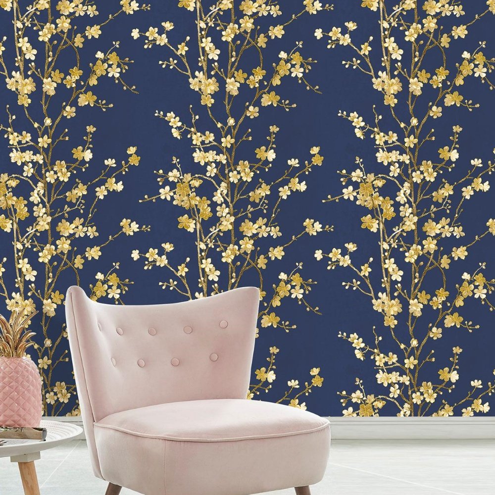 Wholesale fully stock elegant and high quality adhesive home art decor 3d wall mural papier peint waterproof wall wallpaper