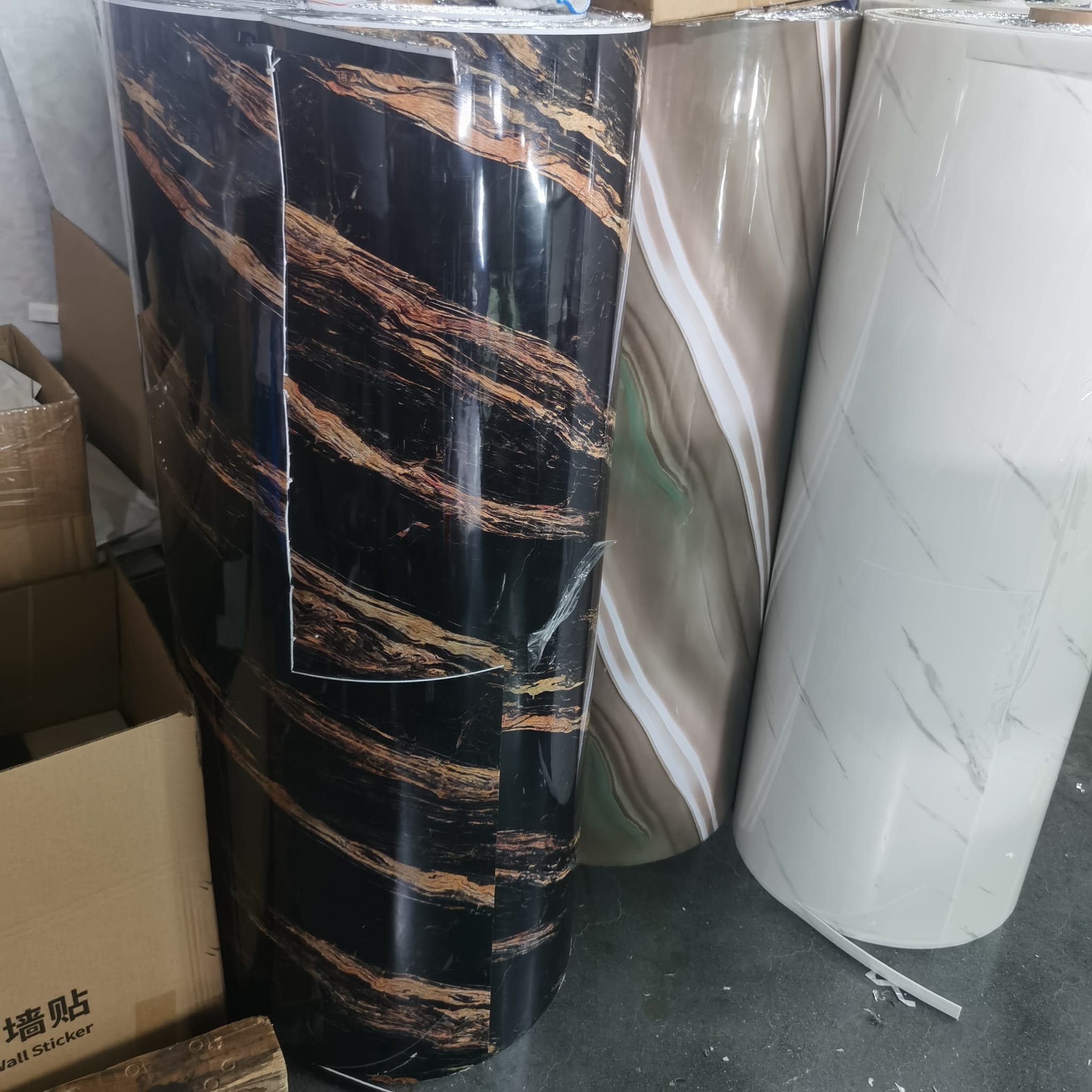 1.2m*3m Foam Marble sheet self adhesive marble foil wallpaper rolls PVC Marble UV board