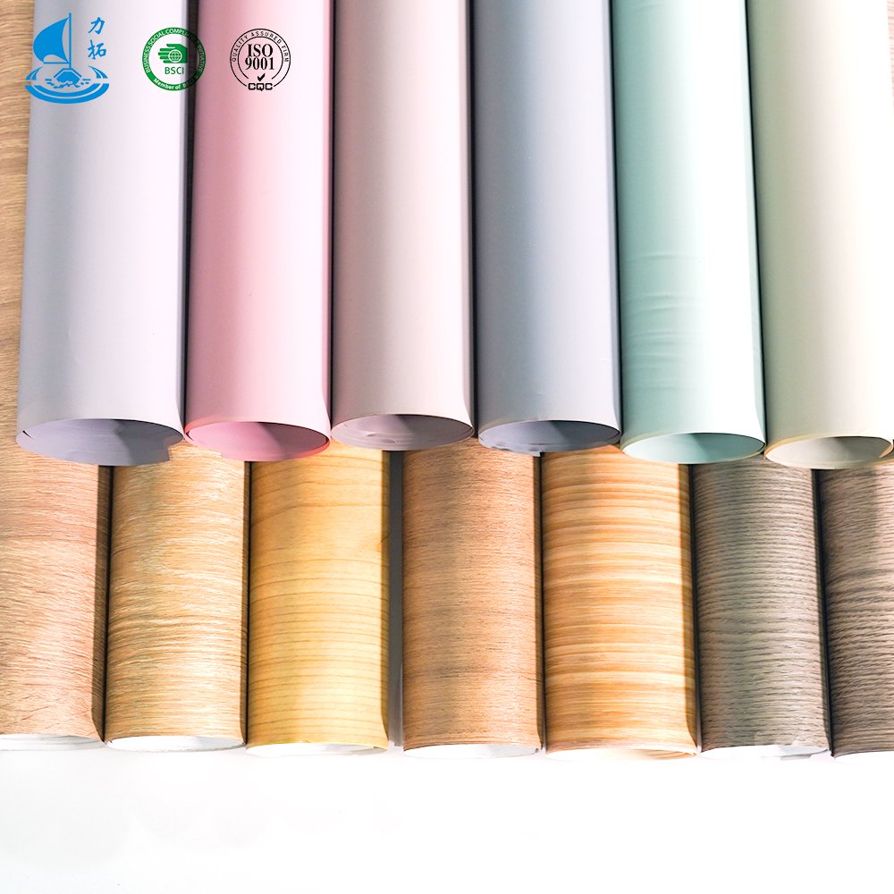 LITUO pvc decorative film roll decoration embossed pvc decorative film for pvc sheet