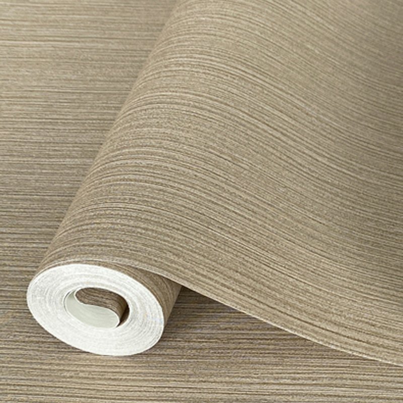 Factory Outlet Solid Color Vertical Stripe Pvc Wallpaper for Living Room Bedroom Hotel Office